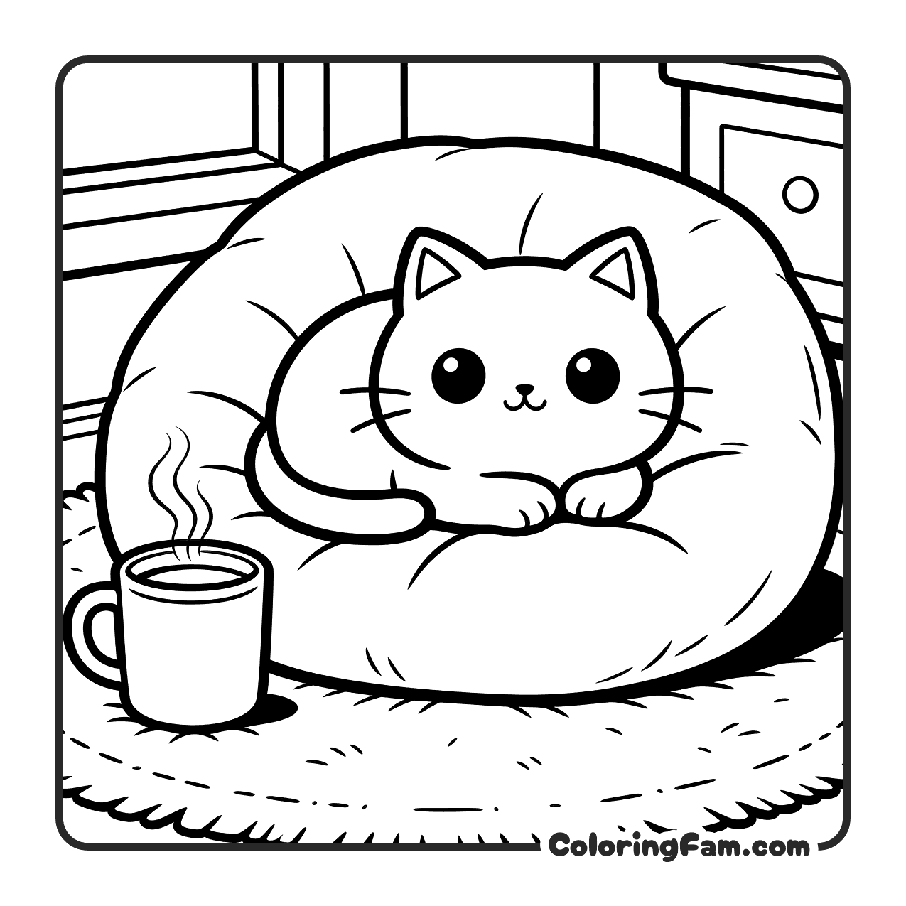 Style coloring page