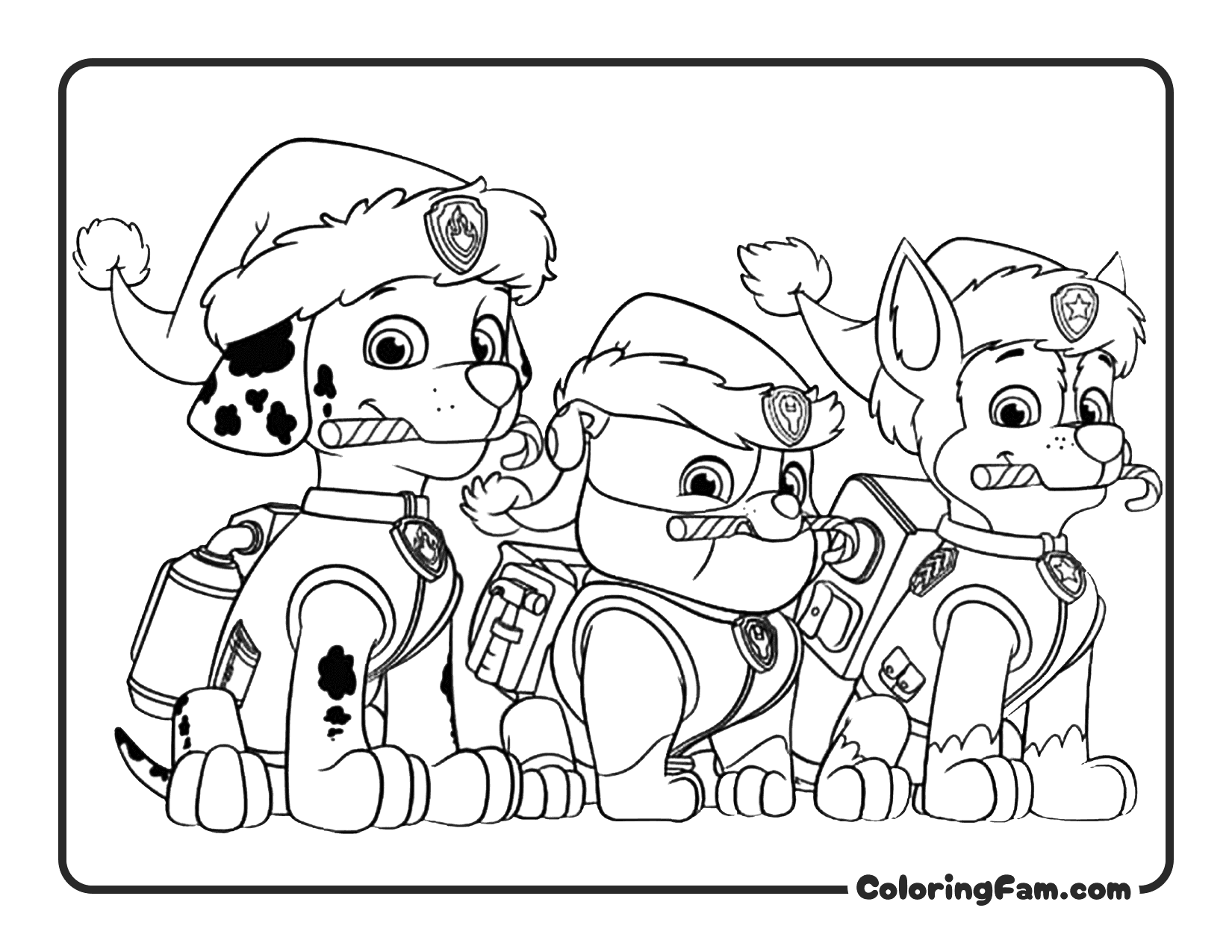 Team Adventure Group coloring page