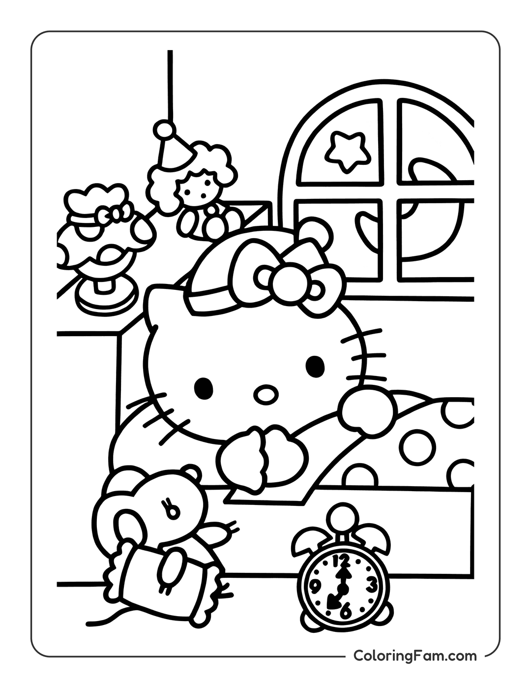 Hello Kitty Coloring Pages - 30+ Cute & Free Printable PDF