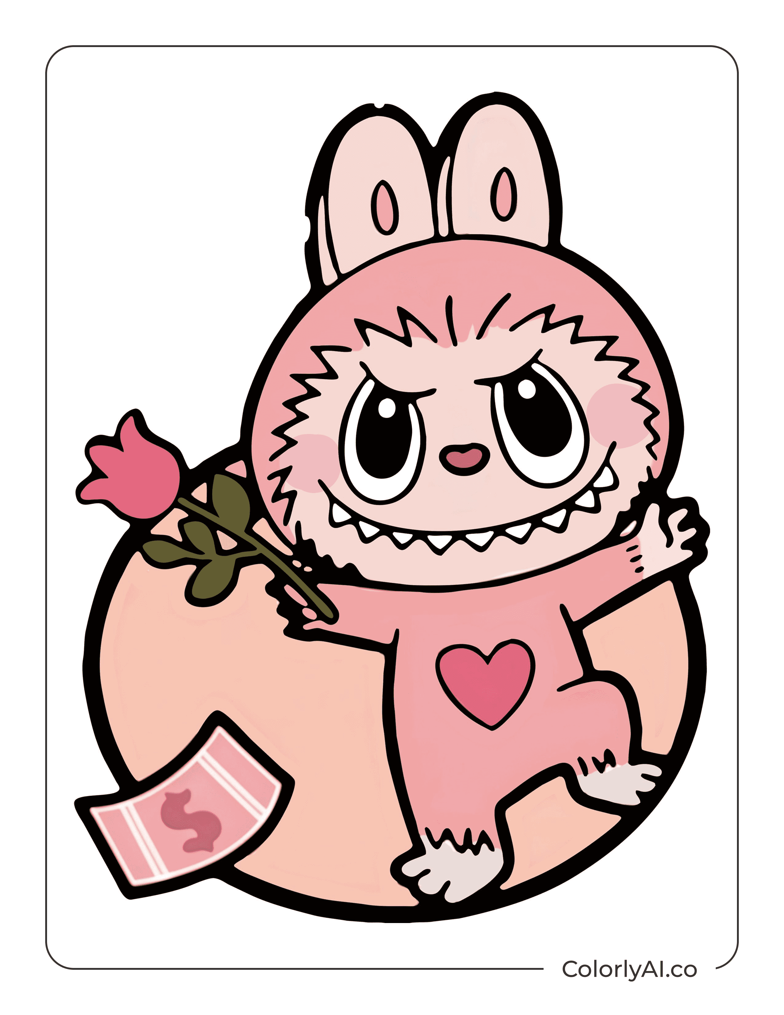 Labubu Coloring Pages