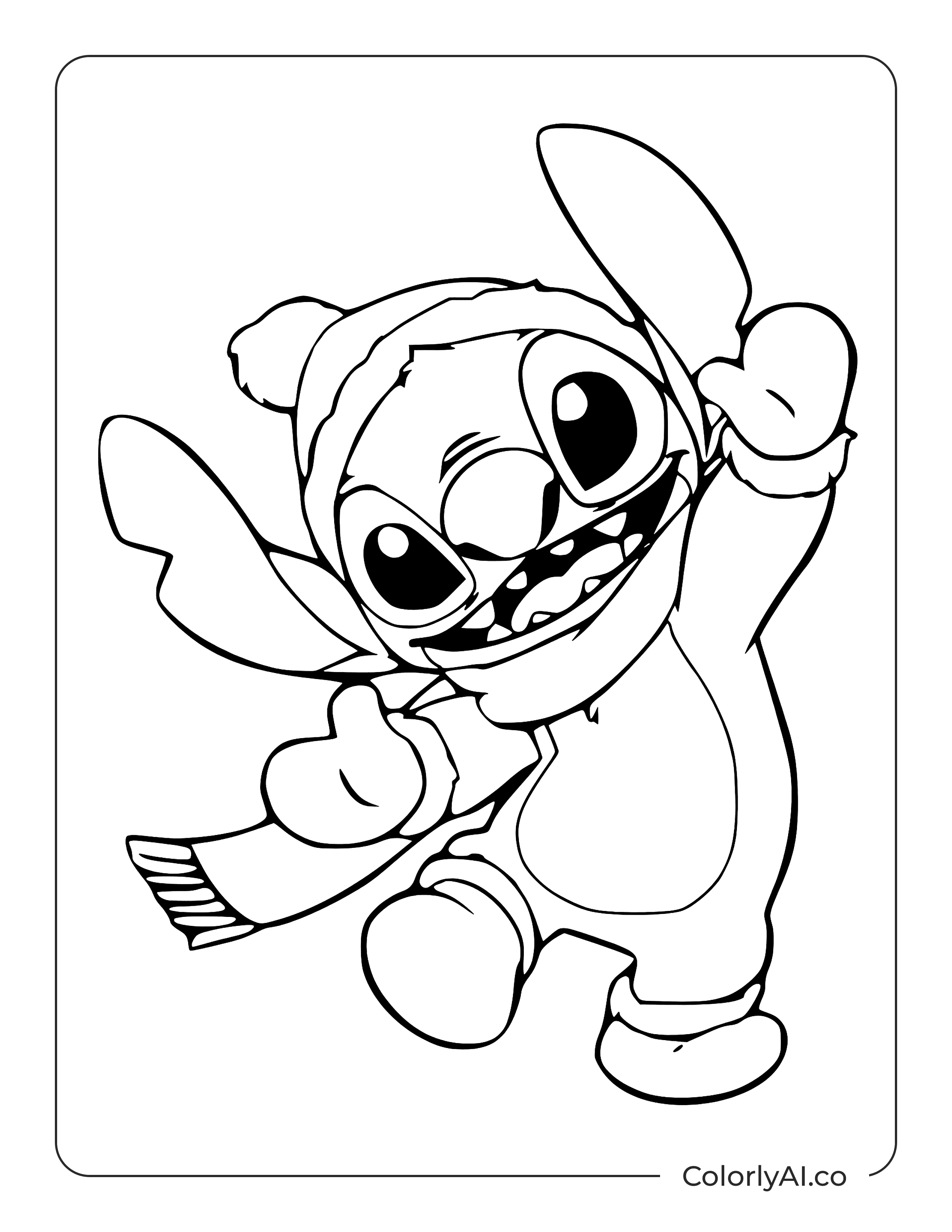 Stitch Coloring Pages